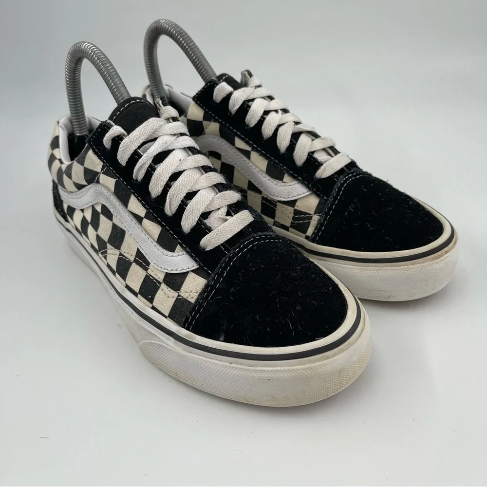 👞Vans Unisex Adults Era Black White Checkerboard Skateboarding Shoe-M/4.5 | W/6